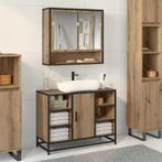 vidaXL Badkamerspiegelkast artisanaal eikenkleurig 65 x 20 x, Huis en Inrichting, Verzenden, Nieuw