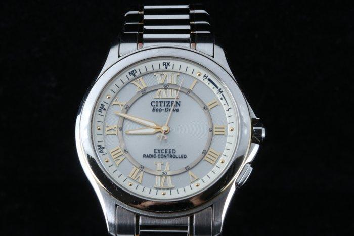 Citizen - EXCEED Eco-Drive RADIO CONTROLLED - Zonder, Handtassen en Accessoires, Horloges | Heren