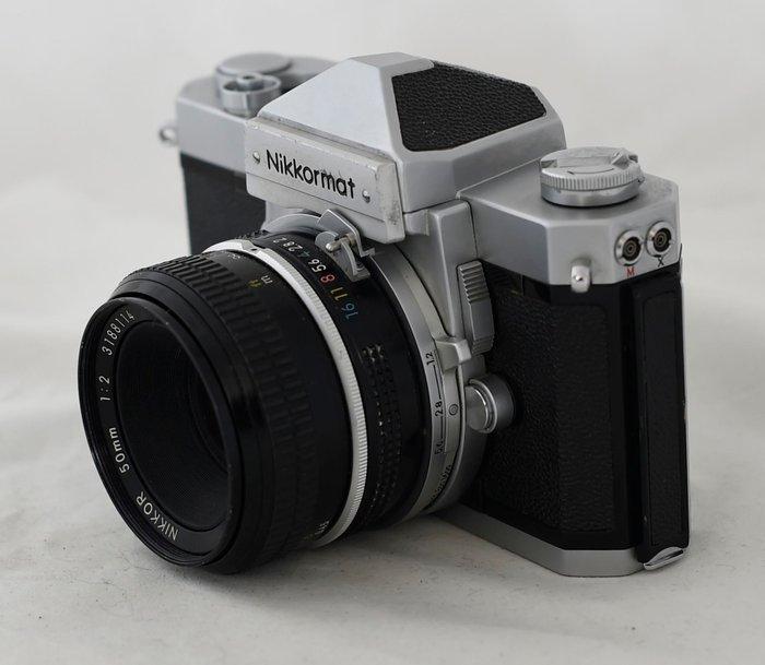 Nikon Nikkormat FT-N + Nikkor 50mm/2 Analoge camera, Audio, Tv en Foto, Fotocamera's Analoog