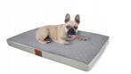 Hondenkussen - 80x60x7 cm - lichtgrijs - hondenbed, Dieren en Toebehoren, Ophalen of Verzenden, Nieuw