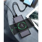 10.000mAh Draadloze Qi Oplader + Powerbank Noodaccu Batterij, Télécoms, Verzenden