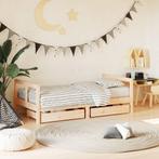 vidaXL Kinderbedframe met lades 80x160 cm massief grenenhout, Verzenden, Nieuw