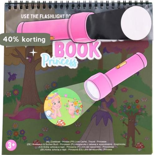 Activiteitenboek princess met zaklamp zonder baterijen, Boeken, Overige Boeken, Zo goed als nieuw, Verzenden