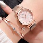 Luxe Horloge met Armband voor Dames - Kwarts Polshorloge, Verzenden