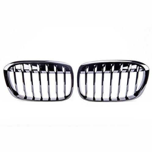 Glanzend Zwarte Nieren Grill set BMW X1 F48 B2078, Auto-onderdelen, Carrosserie, Nieuw, BMW, Voor, Links, Rechts