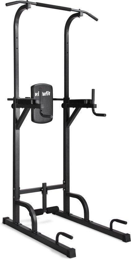 2dekans | VirtuFit Pull Up Station - Power Tower Fitness -, Sport en Fitness, Fitnessmaterialen, Ophalen of Verzenden