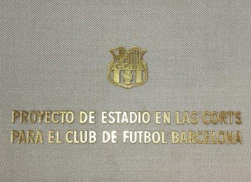 FC Barcelona - planos estudio inaguraxion camp nou - 1955 -, Verzamelen, Overige Verzamelen