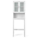Tweedekans | Coast Opbergkast - MDF + Glass - wit -, Doe-het-zelf en Bouw, Hout en Planken, Ophalen of Verzenden, Nieuw