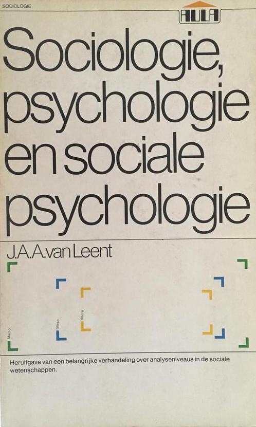 Sociologie psychologie en soc. psych. 9789027462084, Livres, Livres Autre, Envoi