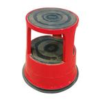 DESQ Roll-a-Step Opstapkruk Hoogte 42 6 cm  Rood Metaal, Ophalen of Verzenden, Nieuw