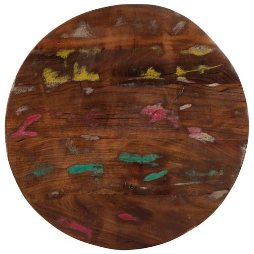 vidaXL Tafelblad rond Ø 50x1,5 cm massief gerecycled hout, Huis en Inrichting, Tafelonderdelen, Nieuw, Verzenden