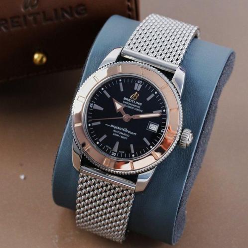 Breitling - Superocean Heritage 42 Gold Bezel - U17321 -, Handtassen en Accessoires, Horloges | Heren