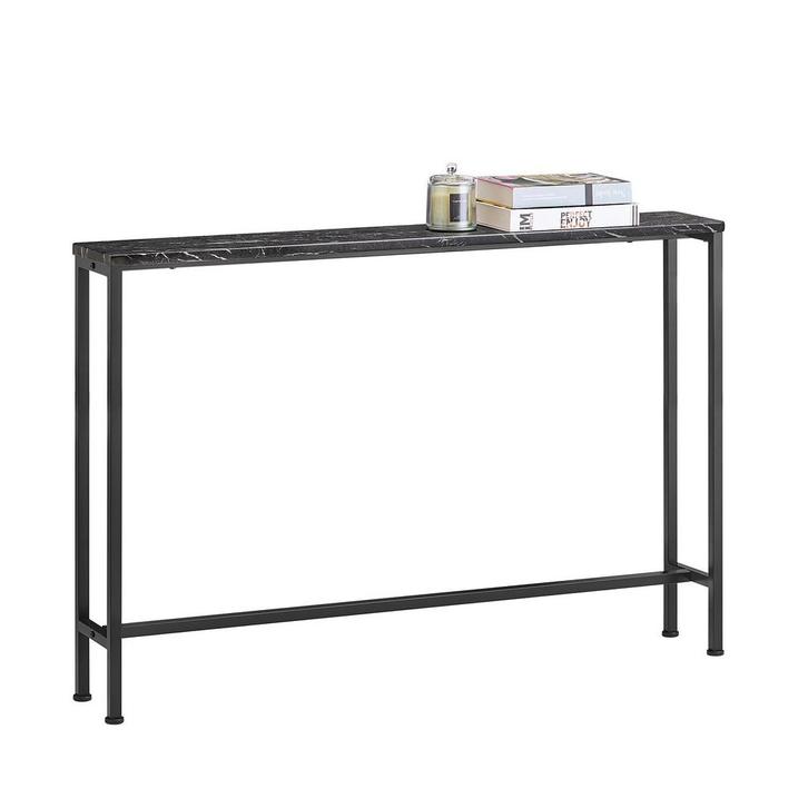 2dekans | SoBuy FSB19-XL-SCH Zwarte Consoletafel met MDF, Huis en Inrichting, Tafels | Salontafels, Ophalen of Verzenden