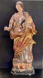 Beeld, Vierge à l’Enfant XVIII - 98 cm - Gips, Hout,