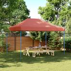 vidaXL Partytent inklapbaar pop-up 410x279x315 cm terracotta, Tuin en Terras, Partytenten, Verzenden, Nieuw