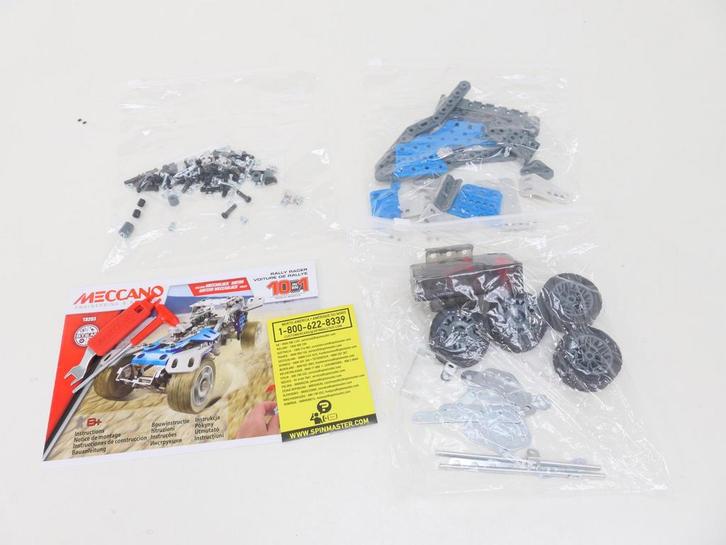 Meccano 18203 Rally racer 10 in 1 bouwpakket #6792, Hobby en Vrije tijd, Modelauto's | Overige schalen, Zo goed als nieuw, Ophalen of Verzenden