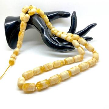 Chapelet de ambar balte Misbaha tesbih, perles de prière,