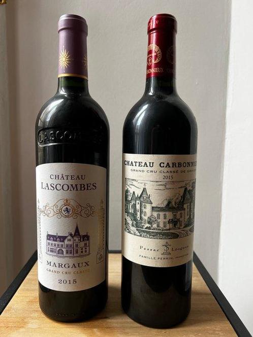 2015 Château Lascombes & Château Carbonnieux - Bordeaux,, Collections, Vins