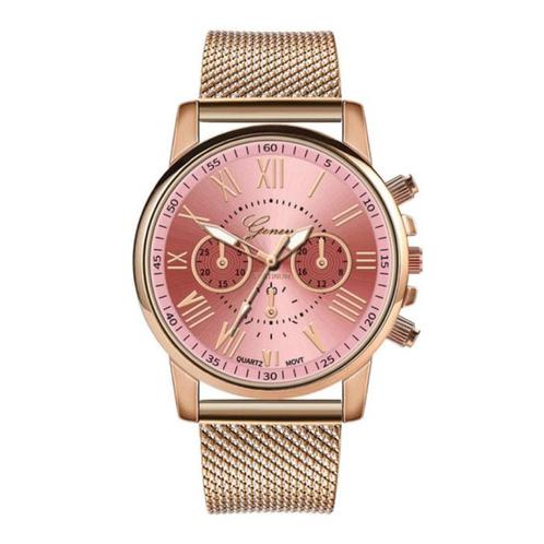 Luxe Horloge voor Dames - Modieus Kwarts Uurwerk Mesh Bandje, Handtassen en Accessoires, Smartwatches, Nieuw, Verzenden