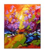 Olivier Pfleger - Mandrafina  Le sous-bois en automne, Antiek en Kunst