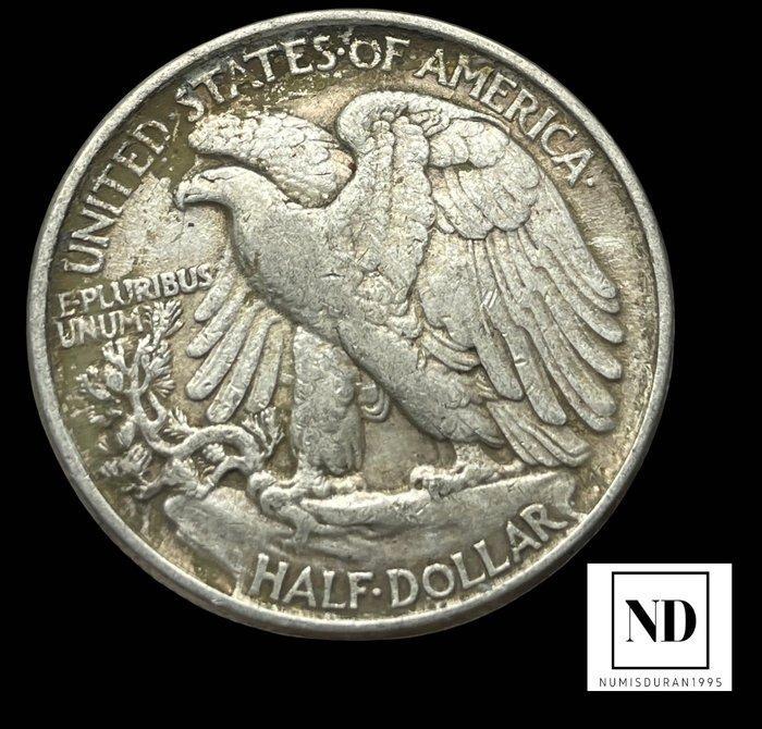Verenigde Staten. Half Dollar 1944 - 12,47g Ag (Zonder, Timbres & Monnaies, Monnaies | Europe | Monnaies non-euro