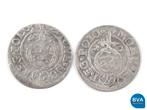 Online Veiling: 2 Zilveren munten 1/24 thalers 17e eeuw|