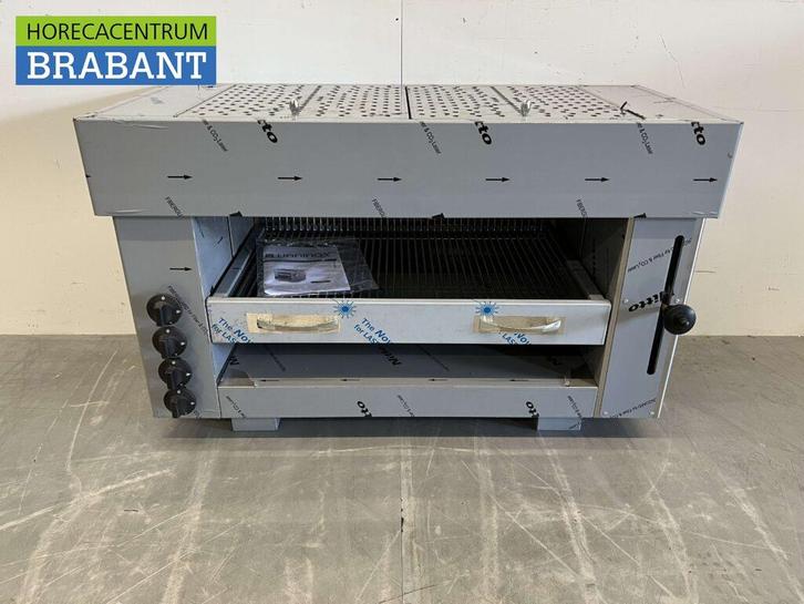 RVS Pitagrill Pita oven Salamander grill 4 branders, Zakelijke goederen, Horeca | Keukenapparatuur, Ophalen of Verzenden