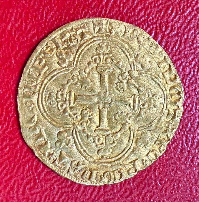 Frankrijk. Jean II le Bon (1350-1364). Franc à cheval, Postzegels en Munten, Munten | Europa | Euromunten