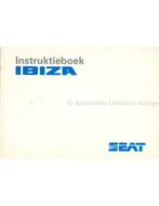 1994 SEAT IBIZA INSTRUCTIEBOEKJE NEDERLANDS, Autos : Divers, Modes d'emploi & Notices d'utilisation, Ophalen of Verzenden