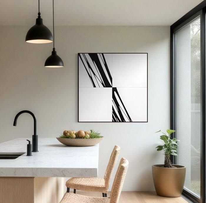 Jonathan Antony - Utopian # 1365. XL Framed. 920 x 920 mm, Antiek en Kunst, Kunst | Schilderijen | Modern