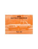 1978 FIAT 132 INSTRUCTIEBOEKJE NEDERLANDS, Ophalen of Verzenden
