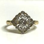 Zonder minimumprijs - Ring - 18 karaat Geel goud, Witgoud -, Nieuw