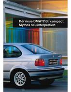 1994 BMW 3 SERIE COMPACT BROCHURE DUITS, Nieuw, Ophalen of Verzenden