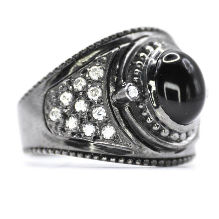 Zonder Minimumprijs - Ring Platina - 3.00ct. tw. Diamant, Handtassen en Accessoires, Ringen