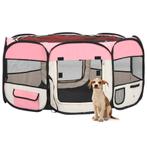 vidaXL Parc pliable pour chien avec sac de transport, Verzenden, Neuf