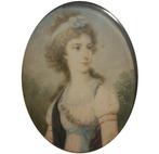École française (XIX) - Ritratto di nobildonna, Antiek en Kunst