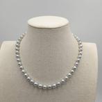Zonder minimumprijs - Halsketting Zilver Parel - Akoya parel, Handtassen en Accessoires, Kettingen