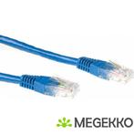 ACT Blauwe 3 meter U/UTP CAT6A patchkabels met RJ45, Informatique & Logiciels, Pc & Câble réseau, Verzenden