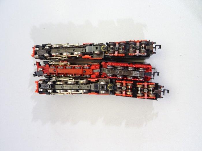 Fleischmann, Trix H0 - Stoomlocomotief met tender (3) - 3, Hobby en Vrije tijd, Modeltreinen | H0