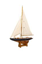 Modelschip - Karibikyacht/Segelboot  Höhe 56cm - Länge 42cm