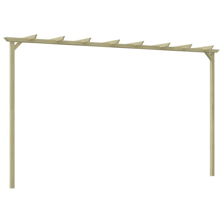 vidaXL Pergola 360x200x60 cm geïmpregneerd grenenhout, Jardin & Terrasse, Poteaux, Poutres & Planches, Envoi