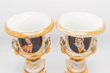 Vases en porcelaine Bruxelles, XIXe siècle (2) - Porcelaine