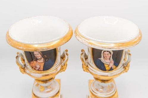 Vases en porcelaine Bruxelles, XIXe siècle (2) - Porcelaine, Antiek en Kunst, Kunst | Niet-Westerse kunst