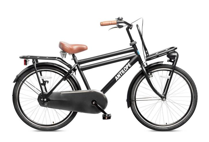 Antilope Transport Jongensfiets 24 Inch – Matzwart Stevige, Fietsen en Brommers, Fietsen | Dames | Damesfietsen, Ophalen of Verzenden