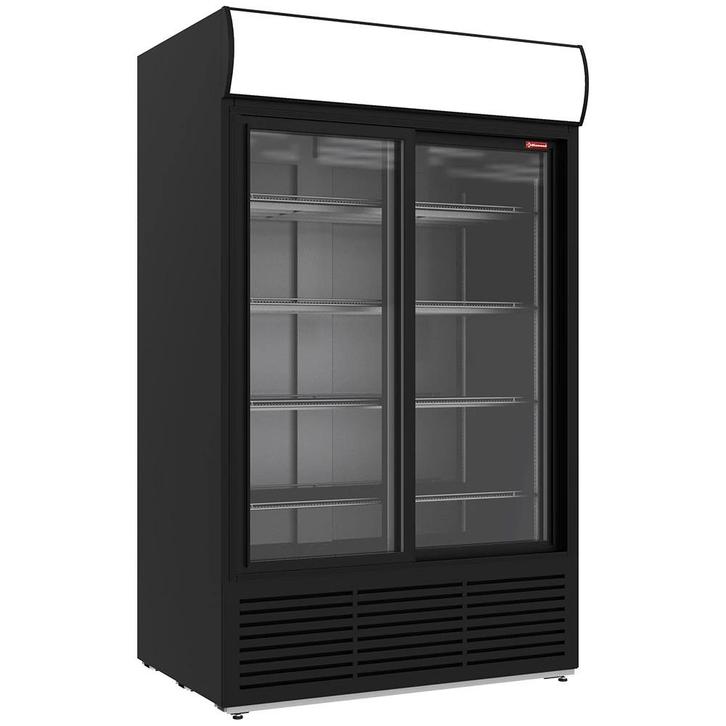 Koelkast | 1230L | Zwart | +1°C/+9°C | Statisch +, Zakelijke goederen, Horeca | Keukenapparatuur, Nieuw in verpakking, Verzenden