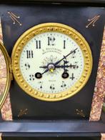 Pendule de cheminée - L. Verhagen - Style antique Marbre -, Antiek en Kunst