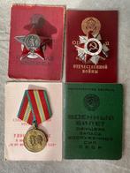 USSR - Medaille - Set of medals for one person and documents