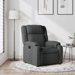 vidaXL Relaxfauteuil donkergrijze stof, Verzenden, Nieuw