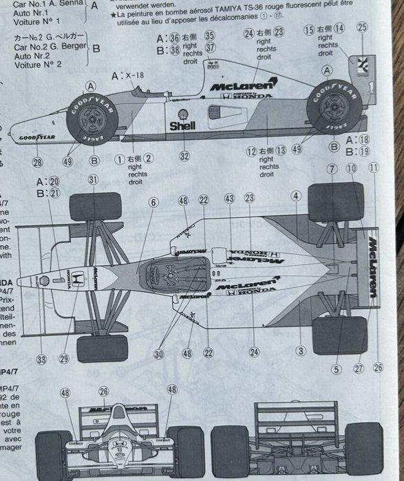 Bouwpakket - McLaren MP 4/7 A.Senna !!, Hobby en Vrije tijd, Modelauto's | 1:5 tot 1:12