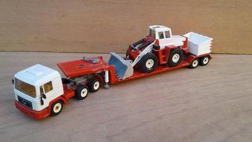 Siku 1:55 - 2 - Camion miniature - man truck + shovel - beschikbaar voor biedingen